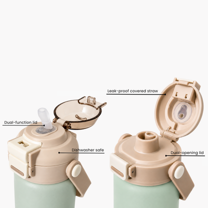 The 3-in-1 Sip&Grow Bottle Green