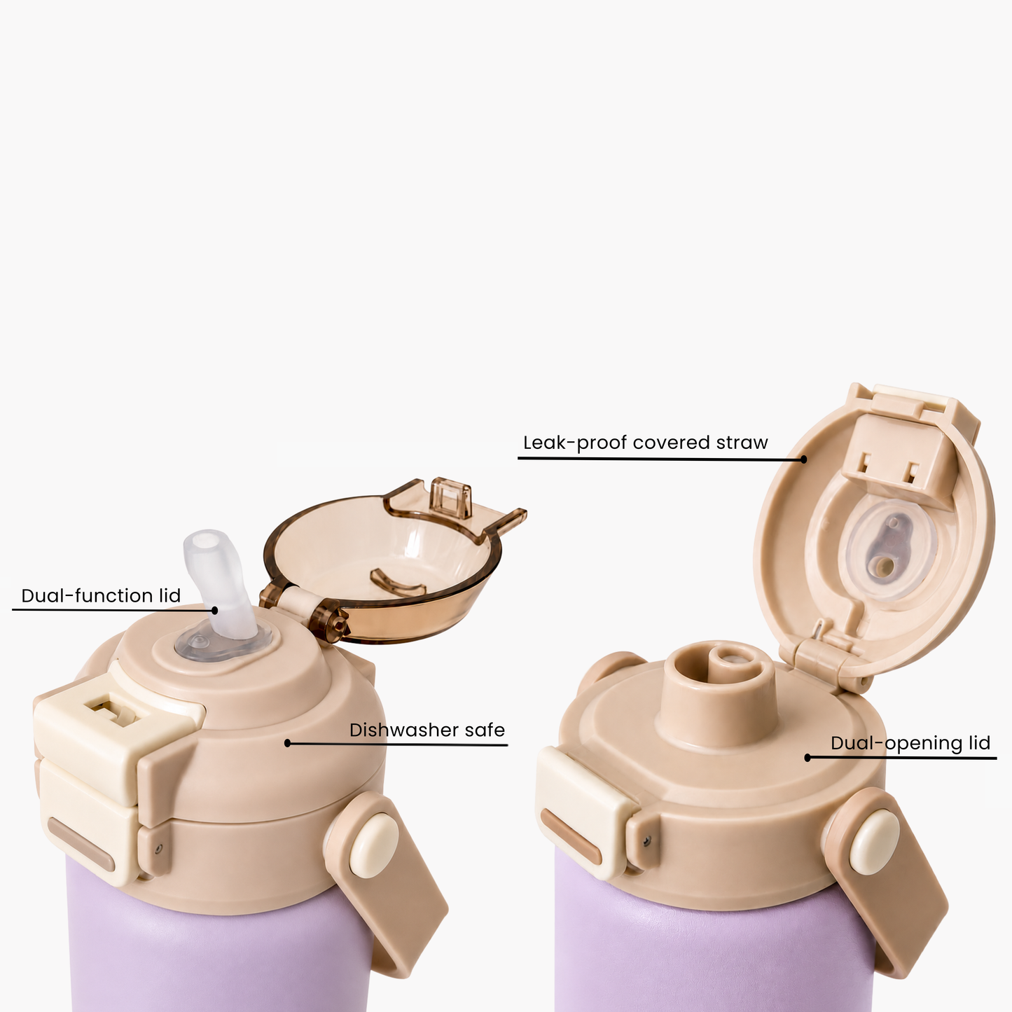 The 3-in-1 Sip&Grow Bottle Purple