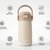Yellow 3-in-1 TIVVO drinking bottle with USP