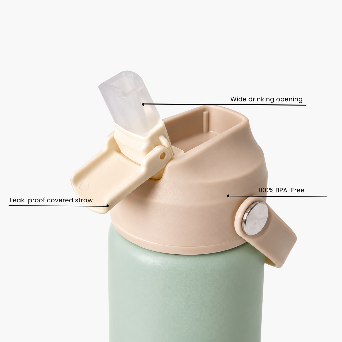 The 3-in-1 Sip&Grow Bottle Green
