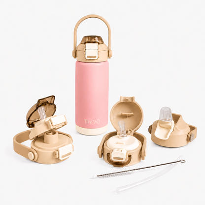 The 3-in-1 Sip&Grow Bottle Pink
