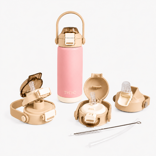 The 3-in-1 Sip&Grow Bottle Pink