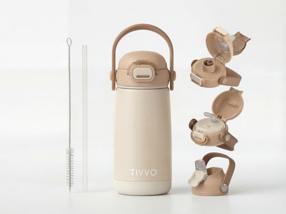 Yellow 3-in-1 TIVVO drinking bottle 