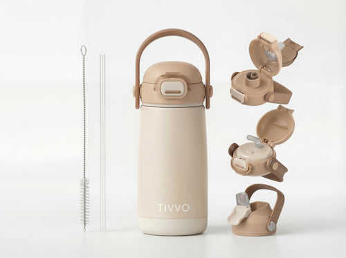 Yellow 3-in-1 TIVVO drinking bottle 