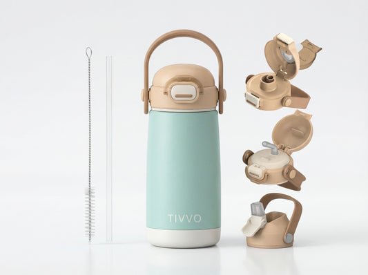 Green 3-in-1 TIVVO drinking bottle