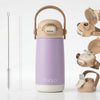 Purple 3-in-1 TIVVO drinking bottle